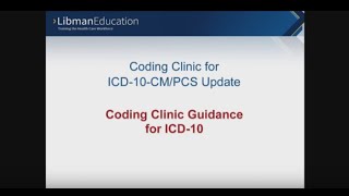 ICD10 Coding Clinic Update Coding Clinic Guidance for ICD10 [upl. by Bloomer]