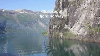 Nordkapp fjord norway [upl. by Ynolem]