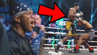 KSI Reacts To Viddal Riley BRUTAL First Round Knockout [upl. by Fonsie75]