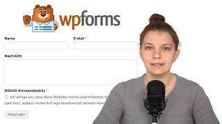 WPForms Tutorial deutsch Kontaktformulare in WordPress erstellen [upl. by Azilem]