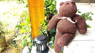 How Was This Teddy Made with Only 3 Knitted Tubes [upl. by Hollerman]