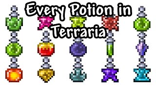 How to craft every potion in Terraria [upl. by Watanabe]