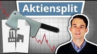 Was ist ein Aktiensplit Aktiensplit und Aktienzusammenlegung erklärt  Finanzlexikon [upl. by Aicekan]