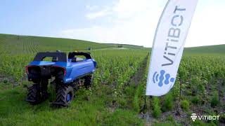 Un tracteur enjambeur 100 électrique et autonome en démonstration  Champagne Lhoste  Bakus [upl. by Seppala]