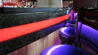 Granite Backlit Edge Bar Top [upl. by Limber]