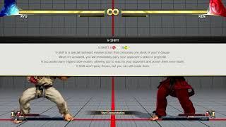 Street Fighter V VShift Demonstration [upl. by Santiago]