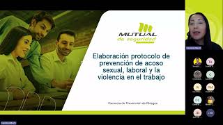 WEBINAR “Ley Karin” Elaboración e implementación del protocolo de Prevención de Acoso Sexual [upl. by Alioz427]