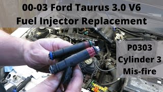 Ford Taurus P0303 Cylinder 3 Misfire Easy Repair [upl. by Rehpotsirhcnhoj]