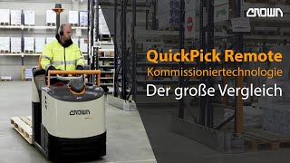 Crown Kommissionierer  QuickPick® Remote  Optimieren Sie Ihren Kommissionierprozess [upl. by Yrekcaz]