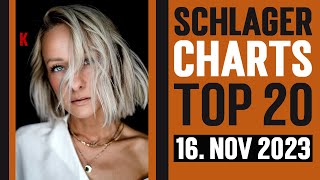 Schlager Charts Top 20  16 November 2023 [upl. by Euqcaj]