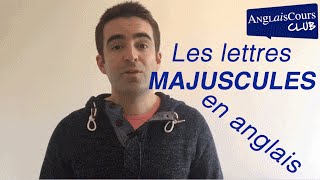 Les lettres majuscules en anglais [upl. by Omrellig]