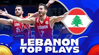 Lebanons Top Plays 💥 at FIBA Basketball World Cup 2023 [upl. by Goulder133]