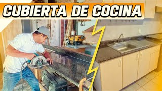 COMO CAMBIAR UNA CUBIERTA DE COCINA INTEGRAL  SOLUCIONES ENCONTRADAS elmueblemoderno [upl. by Ahteral]