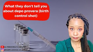 What they don’t tell you about depo provera  Depo provera injection as a contraceptive [upl. by Asiret]