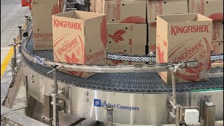 CRATE CONVEYOR FOR KINGFISHER BOTTLES [upl. by Ariet]