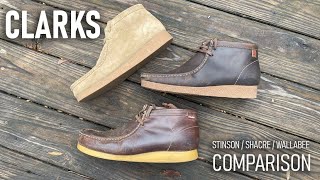 Clarks Wallabees 10 Year Review Stinson vs Shacre vs Originals [upl. by Nwahsaj]