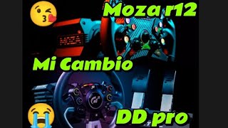 🔵Explico en unos minutos mi cambio de Fanatec a Moza Opinión SINCERA [upl. by Ahtnamas]