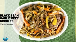 Black Bean Garlic Beef Noodles [upl. by Maurilla]