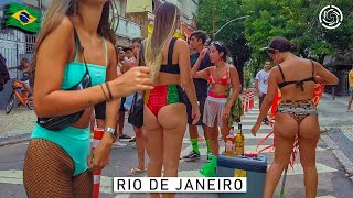 🇧🇷 RIO DE JANEIRO CARNIVAL PARADE BLOCK — Brazil 2023 【 4K UHD 】 [upl. by Sue922]