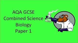 AQA GCSE Combined Science 91 Biology Paper 1 in under 60 minutes  Friday 10th May 2024 [upl. by Arny]