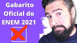 Gabarito OFICIAL ENEM 2021 Linguagens  Resolução comentada [upl. by Bertasi108]