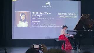 Abigail Zoe Wang Ananda Sukarlan’s Rapsodia Nusantara no 8 [upl. by Ginni]