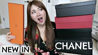 2017 🌺 CHANEL 🌸 HAUL  UNBOXING  VALENTINO  HERMES [upl. by Arathorn134]