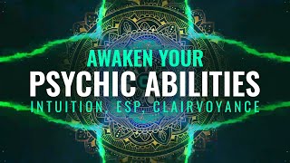 Awaken Your Psychic Abilities Intuition ESP Clairvoyance Psychic Power  Theta Binaural Beats [upl. by Red]