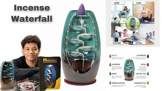 WATERFALL INCENSE BURNER  PRODUCT REVIEW [upl. by Niletak760]