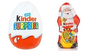 Kinder Surprise Oeufs de Noel de Santa [upl. by Auhsaj]