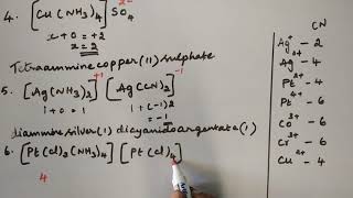 Coordination chemistry How to find the charge of a complex  In English [upl. by Okimik223]