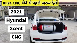 Hyundai Xcent Prime T CNG 2021 Model Walkaround Review [upl. by Lull]