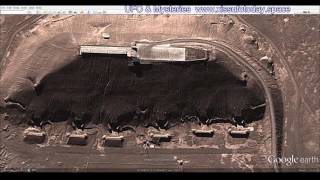 A secret base with UFOs in China Area 51  look at Google Earth [upl. by Heydon692]