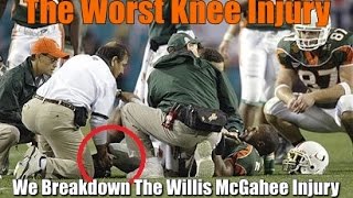 Willis McGahee Knee Injury Miami Hurricanes Willis McGahee Knee Injury [upl. by Talya]