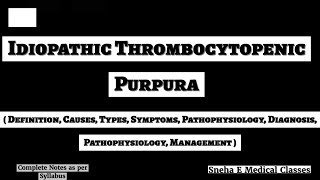 Idiopathic thrombocytopenic Purpura  Child Health  Blood Disorder  Hindi [upl. by Efram]