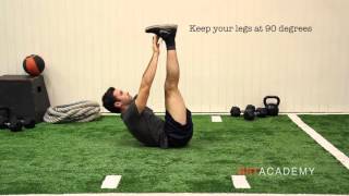 HIIT Exercises How to do Toe Touches [upl. by Lawlor259]