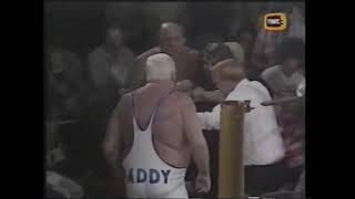 Big Daddy Pete Collins vs Scrubber Daly King Kong Kirk 15 11 86 [upl. by Cadal]