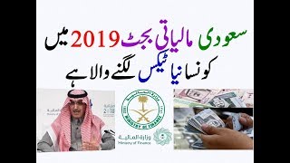 Saudi Budget 2019 Update About New Tax From Finance Every Thing Easy [upl. by Eivod6]