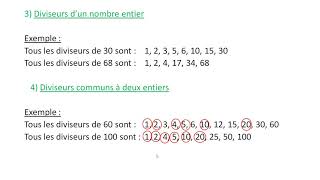 Cours darithmétique 3eme [upl. by Xylina214]