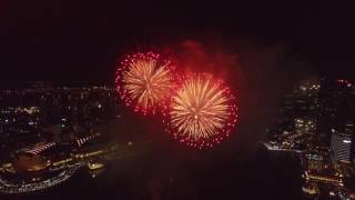 Marina Bay Singapore Countdown 2017 Fireworks Display [upl. by Cassell]