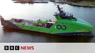 Worlds largest robots to set sail  BBC News [upl. by Aipotu]