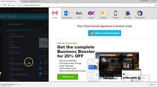 How to add WiseStamp email signature to Gmail Yahoo GoDaddy Outlook365 and Office 365 [upl. by Lunetta]