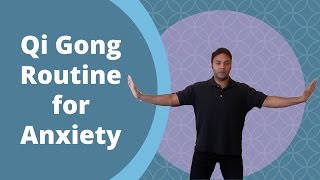 Easy Qi Gong Routine for Anxiety and Stress  w Jeffrey Chand [upl. by Goldy]