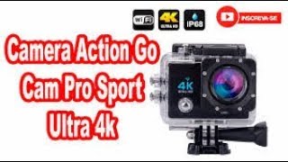 Sport Action Camera 4K with 3 Batteries 1350mAh Underwater Camera [upl. by Ot]