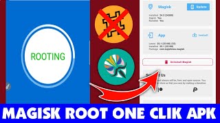 Magisk Root 1 Clik 😲 Android 13 12 11 10 9 8 Version  Without Pc Mtkeasysu Kingroot Supersu Github [upl. by Comethuauc579]
