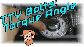 How to Install TorqueToYield Head Bolts With a Torque Angle Gauge • Cars Simplified [upl. by Allina919]