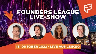 FOUNDERS LEAGUE Live Show  Die Startup Show für Gründer  Folge 1 [upl. by Nosremaj602]