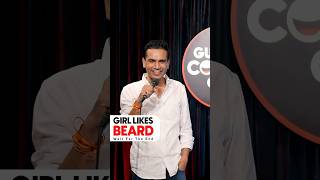 Girl Likes Beard  Crowd Work Stand Up Comedy By Vikas Kush Sharma shorts standupcomedy [upl. by Htebesile]