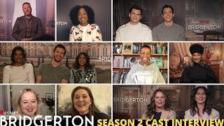 Bridgerton Season 2 Cast Interview [upl. by Nancy]