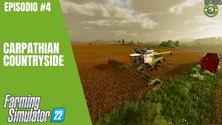 FS22 carpathian countryside  Timelapse  missioni raccolata soia e filagione [upl. by Nylzor]